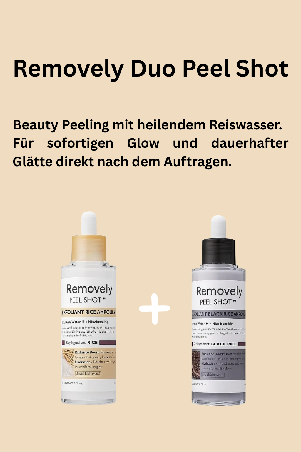 Removely Peel Shot Bundle (+1 Flasche Kostenlos)